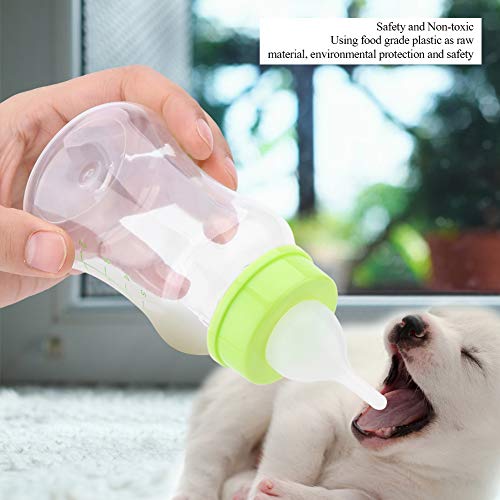 Acouto 60Ml Pet Stillflasche Mit Pinsel Silikon Nurser Feeding Kit für Kleintiere Welpen Kötzchen von Acouto