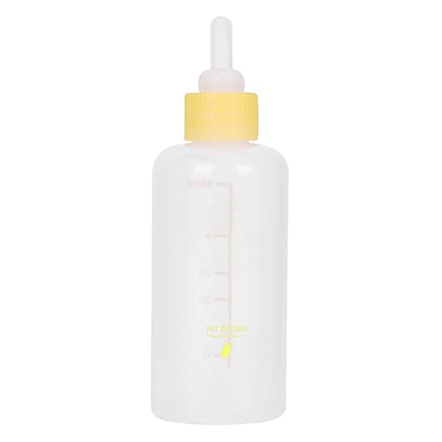Baby 6PCS/Set 60ml Pet Puppy Kitten Fütterungsflasche Small Dog Cat Milk Nursing Care Kit für Feeding Tool (Gelb) von Acouto