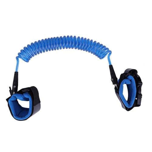 Acouto Anti Verlorenes Handgelenk Leine Leine Dauerhafte Schlüsselschloss Sicherheitsgurt für Kinderkind, Wandersicherheitsleine für, Baby -Armband, Geeignet für Outdoor -Aktivitäten (Blue) von Acouto