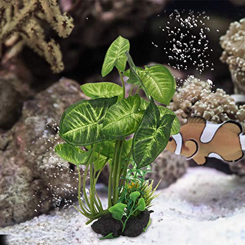 Acouto Aquarium Dekorationen Langlebige Kunststoff Korallen Pflanzen Ornament Lebendig Künstlich Für Aquarium Unterwasser Aquarium Garten Landschaftsdekoration von Acouto