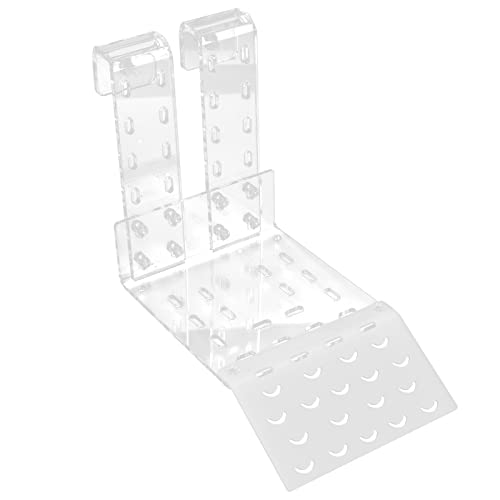 Acouto Beineln Großer Acryl -Transparent -Schildkröte Ruhestrasse für Aquarium Fischtanktc aus Geschmacklosen Acryl Ack Plattformcryl Beinig Plattformtortoise Ruhing (TB) von Acouto