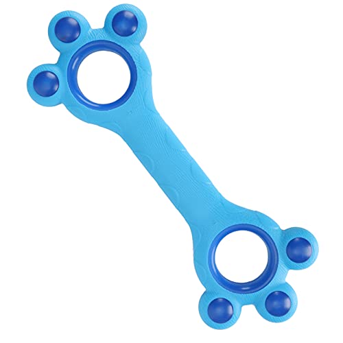 Acouto Bone S Dog CHEW Toy Haustier Spielen Zähne Zähne Interaktive Biss Toylight Blue Geeignetes Schlepper? Kray Bone CHEW Toydog KAUEN TOPETE ZEETHE Toydog KAUK KÜHLSCHALTPPET PLAYK (hellblau) von Acouto