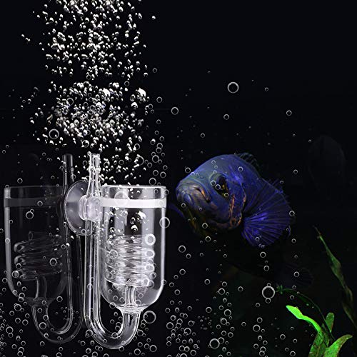 Acouto CO2-Diffusor, U-förmiger Glasdiffusor, Aquarium-CO2-Diffusor, Kohlendioxid-Reaktor mit Saugnapf für Aquarienpflanzen Acouto CO2-Diffusor, U-förmiger Glasdiffusor, Aquarium-CO2-Diffusor, Kohlendioxid-Reaktor mit Saugnapf für Aquarienpflanzen von Acouto