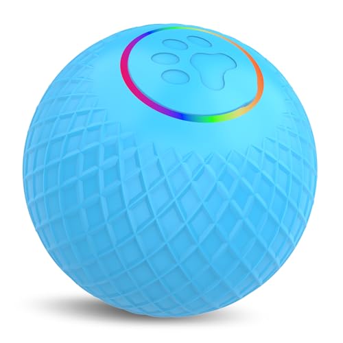 Acouto Cat Toy Ball mit Fernbedienung Interaktiver Spielzeugball Niedriger Rausch Typ C Ladung Dual Mode Design Jolly Ball Cat -Spielzeug für Innenkatzen Automatische (Keine Acouto Cat Toy Ball mit Fernbedienung Interaktiver Spielzeugball Niedriger Rausch Typ C Ladung Dual Mode Design Jolly Ball Cat -Spielzeug für Innenkatzen Automatische (Keine von Acouto