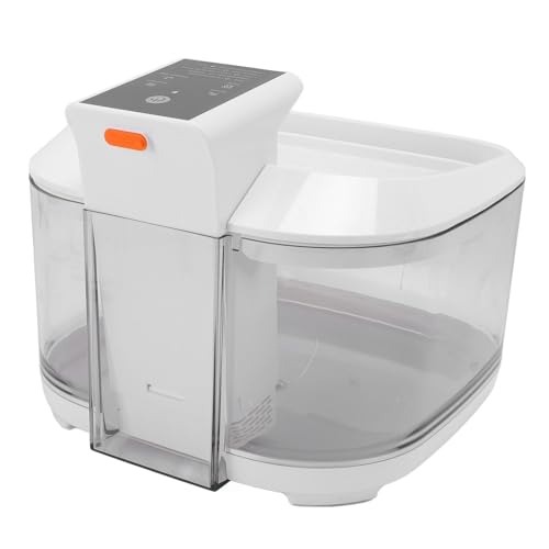 Acouto Cat Water Fountain 4,5 L Großer Kapazität Stille Automatische Kreislauffiltrationssystem mit Einzigartigem Wasserflussdesign für Katzen und Kleine Hunde (White) von Acouto