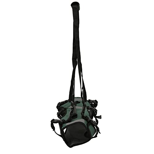 Acouto Cat -Weste Gurte Leinen Verstellbare Atmungsaktive Stilvolle Multifunktionale Haustier -Wanderleine für Arthritische Hunde, Nylon (L) von Acouto