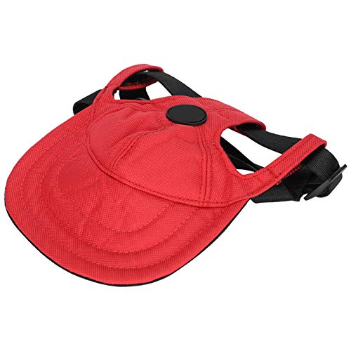 Acouto Einstellbare Süße Hundehut Bequeme Sonnenschutz Baseball Cap für kleine Hunde Hütte Deck Zunge Hüte für Outdoor-Aktivitäten (L) von Acouto