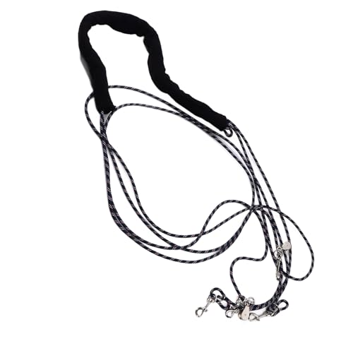Acouto Einstellbarer Pferdetraining und Lungerhilfesystem, Premium -Polyester -Lunging -Geräte, COB, Entwurfsgröße, Komfortables Reiteszubehör (Black) von Acouto