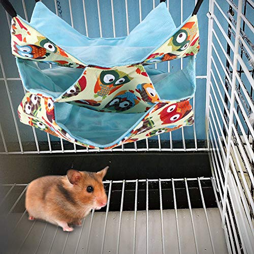 Acouto Hängematte für kleine Tiere, Hamster für Haustiere, Hamster, Meerschweinchen, Chinchilla, Eichhörnchen, Hängematte, für Haustiere, Schlafbett, Höhle Acouto Hängematte für kleine Tiere, Hamster für Haustiere, Hamster, Meerschweinchen, Chinchilla, Eichhörnchen, Hängematte, für Haustiere, Schlafbett, Höhle von Acouto