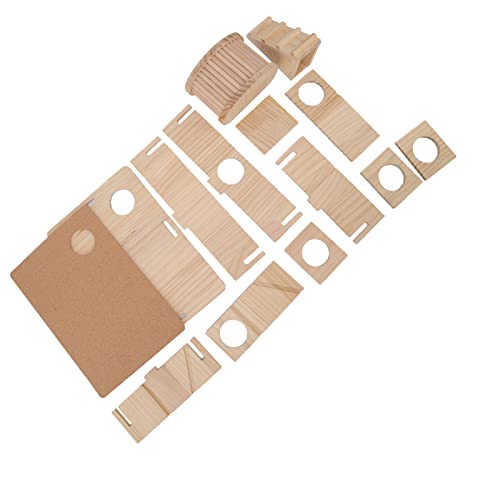 Acouto Hamsterhaus mit Leiter, Kleintier-Aktivitätsspielzeug, Hamsterhaus, Hölzerne Hamster-Spielplatzplattform für Kleine Haustiere, Chinchilla Acouto Hamsterhaus mit Leiter, Kleintier-Aktivitätsspielzeug, Hamsterhaus, Hölzerne Hamster-Spielplatzplattform für Kleine Haustiere, Chinchilla von Acouto