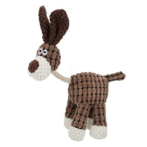 Acouto Haustier Quietschende Spielzeug Interaktive Zähne Hunde P Spielzeug für SM Medium Large Hundegrey Haustier Quietsch Toydog P Toydog Chew Toypet Ke Cotton Gummi. Zu (Brown) von Acouto