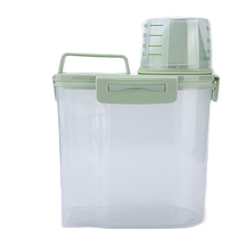 Acouto Hundefutterspeicherbehälter, Leckere Tiernahrungsbehälter mit Messbecher und Ausguss, Kleine und Leichte Form, Ideal Zum Reisen, Camping, Outdoor -Aktivitäten, 1,5 L von Acouto