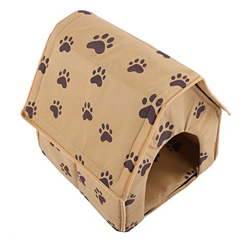 Acouto Hundehaus, faltbar, abnehmbar, waschbar, Zelt für Haustierbetten, mit rotem Brick, für den Innenbereich, Acouto Hundehaus, faltbar, abnehmbar, waschbar, Zelt für Haustierbetten, mit rotem Brick, für den Innenbereich, von Acouto