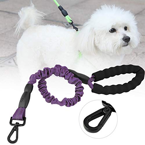 Acouto Hundeleine Strong Seil Elastic Walking Training Leine für eine Komfortable Kontrolle für das Laufen, 3,28 Fuß, Schwarz (Rot) von Acouto