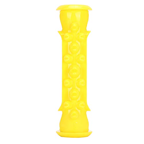 Acouto Haustier Hundespielzeug TPR Dog Chew Toys Pet Interaktives Spiel für Kleine Hunde Haustierzöhne Reinigungsspielzeug ma Gift (Gelb) von Acouto