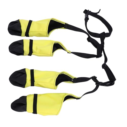 Acouto Hundestiefel Leggings Polyester Slip Enhanced Comfort Hunde Leggings Schuhe für Outdoor M Gemacht Premium der Haltbarkeit Matten Hundestiefel Leggingsdog Pfoten Leggingsdog (L) von Acouto