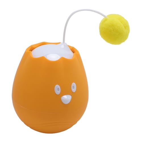 Acouto Interaktiver Katzenspielzeug Touch für Indoor -Katzen Aktiviert Automatisch Rolling Self Self Play Kätzchen Tease Elektronisch Spielzeug Orange Spielzeugmodus Starten (ORANGE) von Acouto