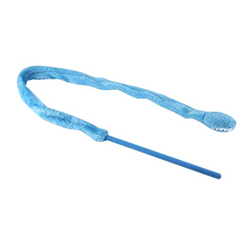 Acouto Katzenspielzeug Snake S Katzenspielzeug, Lustiges Katzenkätzchen, Haustierspielspielzeug. Blaue Zuneigung zwischen Ihnen Beiden durch Engagierte Aktivitäten (Blue) von Acouto