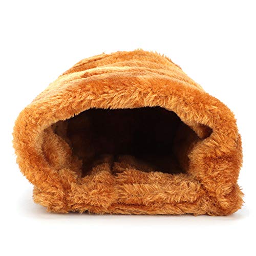 Acouto Kleine Haustier Tiere Bett, Baumwolle Hamster Meerschweinchen Bett Hauszubehör Köfig Spielzeug für Chinchilla Igel Frettchen Ratte (L (20 cm)) von Acouto