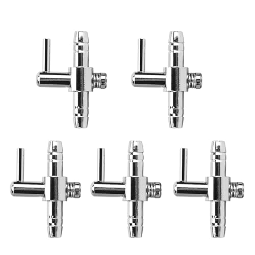 Acouto Langlebige Edelstahlluftvolumenregulierungsventil für Fischtank - Packung mit 5 Einstellungsluftventilen für Einen Einfachen Betrieb in Aquarien Acouto Langlebige Edelstahlluftvolumenregulierungsventil für Fischtank - Packung mit 5 Einstellungsluftventilen für Einen Einfachen Betrieb in Aquarien von Acouto