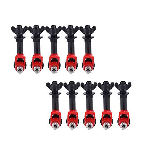Acouto Langzeitleben Rabbit Nippel Trinker Feeder, 10 Prozent Geflügelwässerungssystem mit Geruchloser Material - Ideal für Kaninchen, Nerz von Acouto