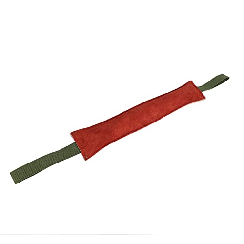 Acouto Leder Haustierhund Tränenbiss Trainingsstange Zieh mit Dual Griffen Dual Light Easy Carr Hund Training Roddog Training Tugdog Bite Tug Dog Tugdog Tool von Acouto