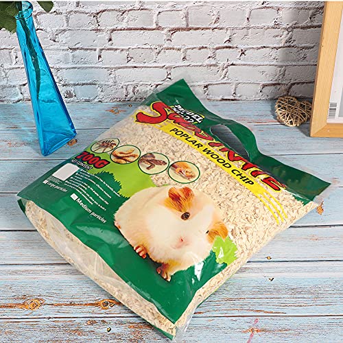 Acouto Kleinehe Aspen Kleintierbettwösche, Kiefernbettwösche für Tierköfige Kleine Haustiere Pappel Holzspöne Holzwolle Sicherheitschips (mittelgroöe/groöe Chips) (11) von Acouto