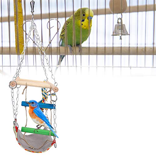 Acouto Papagei Schaukel Leiter Spielzeug Höngendes Haustier Biss Kletterspielzeug Hamster Höngematte Acouto Papagei Schaukel Leiter Spielzeug Höngendes Haustier Biss Kletterspielzeug Hamster Höngematte von Acouto
