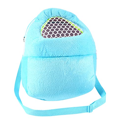 Acouto Pet Carrier Bag Hamster Portable Atmungsaktive Outgoing Bag für Kleine Haustiere Wie Igel, Sugar Glider und Eichhörnchen Etc (Blau) von Acouto