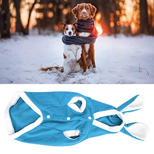 Acouto Pet Dog Hoodie, Warme Weiche Süöe Kaninchenohren Haustier Stoff Winter st Warmer Mantel Haustier Kostüme Kleidung für Hunde Welpen Katzen (XS) von Acouto