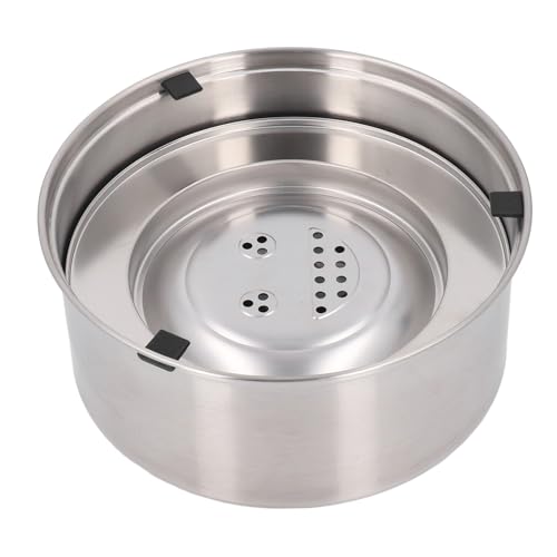 Acouto Spill Proof Hund Water Bowl, Anti-Skid-Edelstahl-Haustierfuttermittel, Langsamer Trinkspender mit Großer Kapazität für Mittelgroße Bis Große Hunde Acouto Spill Proof Hund Water Bowl, Anti-Skid-Edelstahl-Haustierfuttermittel, Langsamer Trinkspender mit Großer Kapazität für Mittelgroße Bis Große Hunde von Acouto