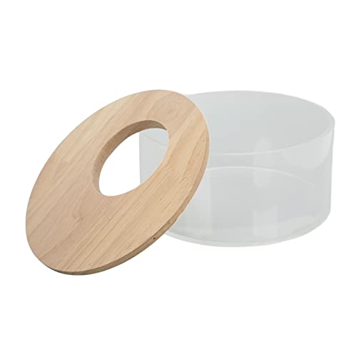 Acouto Transparentes Acrylsandbad für Hamster -Sandbad für Kleine Tierbegeisterte (M) von Acouto