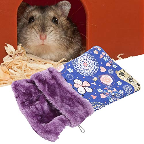 Acouto Verdickte Flanell Leinwand für Kleine Haustiere Schlafsack Warmes Hausbett für Eichhörnchen/Hamster/Meerschweinchen/Chinchilla (L (20 cm)) von Acouto