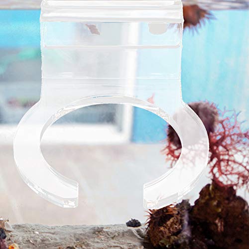 Aquarium Filterbeutelhalter, Filtersocken-Halterung, Acrylmaterial, einfach zu installieren und zu entfernen, passend für Tankglasdicke von 5mm bis 15mm (4 Zoll) von Acouto