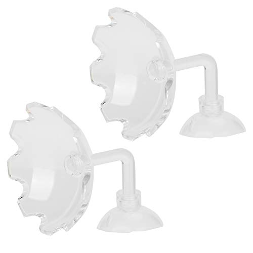 Aquarium Fish Shrimp Feeder Acrylschale Form Hochtransparenter Futterautomat mit Saugnapf Zubehör 2PCS Aquarium Fish Shrimp Feeder Acrylschale Form Hochtransparenter Futterautomat mit Saugnapf Zubehör 2PCS von Acouto