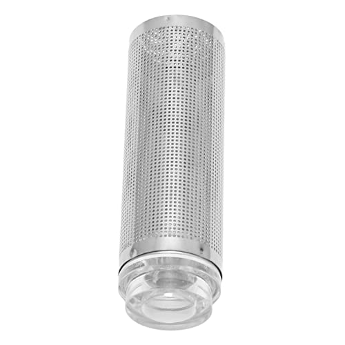 Aquarium Guard -Fischfischfischsiedelabdeckung Zum Schutz von Fischgarnelen Inhalations -Garnelen Inhalation Saquarium Guardaquarium Coverfish Deckfisch Einlasssieb (Große Größe) von Acouto