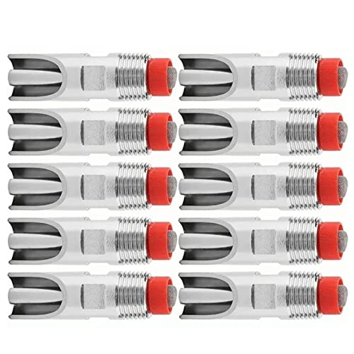 Automatische Schweine-Nippeltränke aus Edelstahl, Auslaufsichere Nippeltränke für Rinder, Pferde, Schweine, 10 Stück, für Große Betriebe Automatische Schweine-Nippeltränke aus Edelstahl, Auslaufsichere Nippeltränke für Rinder, Pferde, Schweine, 10 Stück, für Große Betriebe von Acouto