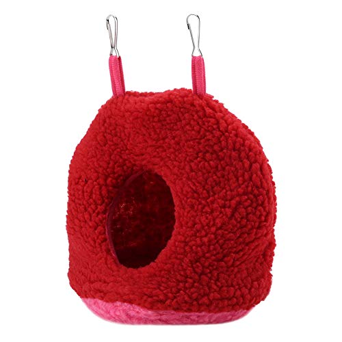Berber Fleece Warm Warm P Have Hanging Swing Bett Höhle für Haustier Bird Dunkelbraun War Warmes P HAM P HAM für Haustier Vogel Schwungbett für Haustier Vogel Ein Sm Gut Als Vordere Konstruktion (#1) von Acouto