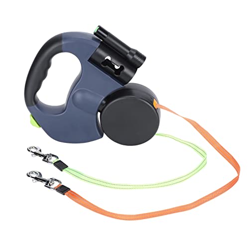 Doppelte Haustier Walking Reflective Leine mit LED -Taschenlampe, 360 ° Drehen Sie die Haustierleine für Kleine Hunde, ABS -Material, Wie Bild Gezeigt Doppelte Haustier Walking Reflective Leine mit LED -Taschenlampe, 360 ° Drehen Sie die Haustierleine für Kleine Hunde, ABS -Material, Wie Bild Gezeigt von Acouto