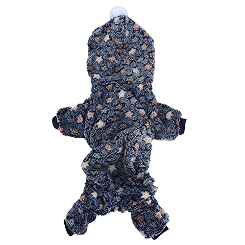 Hund Winter Haustier Hoodies Kleidung Jump Suit Warme Pyjamas Kleidung für Hunde Katzen (XL) von Acouto