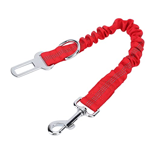Hund Le 3 in Explosionssicheren Versenkbaren Bungee Hundetraining Le für das Wandern der Kamera Backyard Beach Schwarzer Hinterhof Beach Schwarzer Hund Leashbungee Lashbungee Hundetraining (Rot) von Acouto