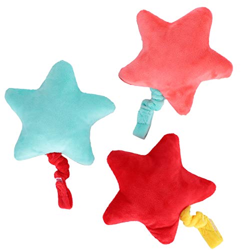 Hundespielzeug 3er-Pack Plüsch Hund Quetschende Kauspielzeug Haustier Für Kleine Hunde Interaktives Spiel Weihnachten Und Halloween Spielzeug von Acouto