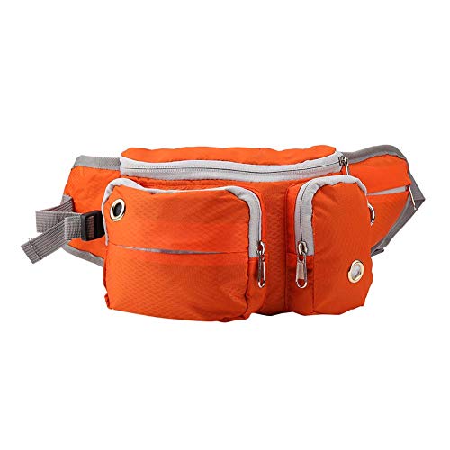 Hundetaschen Taschen Taille Storage Pack Bag Travel Accessoire Trainingsbeutel Taillenbagsdog Travel (ORANGE) von Acouto