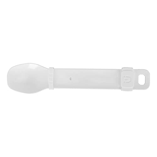 Löffel mit Katzenstreifen, einstellbare Fütterungsgeschwindigkeit, rutschfester Griff, leicht zu reinigen, sauber zu halten, 25,2 cm, für Püree und Biese, mit auslaufsicherem Design von Acouto
