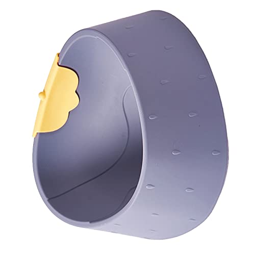 Pet Bowl Slip Kollision Süßes Erdbeer -Katzenfuttergericht für Hundepupf H für Hundepupfen Pet Bowlpet Cat Bowlcat Food Schüsselkatze Katze Futter Bowldog (Dunkelviolett) von Acouto