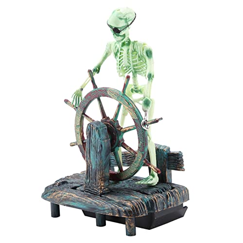 Piratenkapitän Skeleton Aquarium Dekoration, Luftaktion-Ornament für Fische, schafft eine animierte Unterwasserwelt, lebendige Aquarium-Landschaft, Fotografie-Zubehör, Atmungsbewegung Piratenkapitän Skeleton Aquarium Dekoration, Luftaktion-Ornament für Fische, schafft eine animierte Unterwasserwelt, lebendige Aquarium-Landschaft, Fotografie-Zubehör, Atmungsbewegung von Acouto