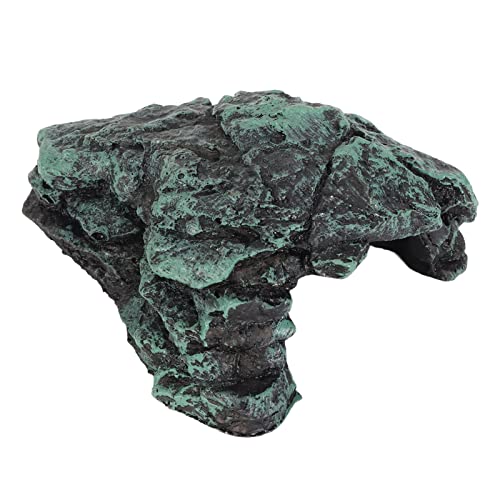 Reptilienfelsen-Höhle, Realistischer, Robuster Unterschlupf für Geckos, Frösche, Schlangen, Spinnen, Kunstharz, 1 Stück, Terrarium-Dekoration Reptilienfelsen-Höhle, Realistischer, Robuster Unterschlupf für Geckos, Frösche, Schlangen, Spinnen, Kunstharz, 1 Stück, Terrarium-Dekoration von Acouto