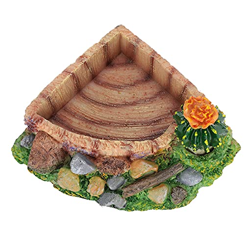 Reptilienfuttermittelgericht Crawler Echse Torto Food Schalen Haustier Fütterung Tool25589 ET Fütterungstool25589 Reptile Bowlreptile Fütterung Bowlizard Dishsnake Dishtorto Dish (25589) von Acouto