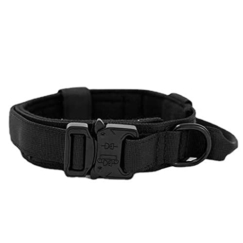 Verstellbares, Langlebiges Hundehalsband aus Polyester mit Metallschnalle, Geeignet für Mittelgroße Hunde Zum Hundetraining, Laufen, Laufen (M) von Acouto