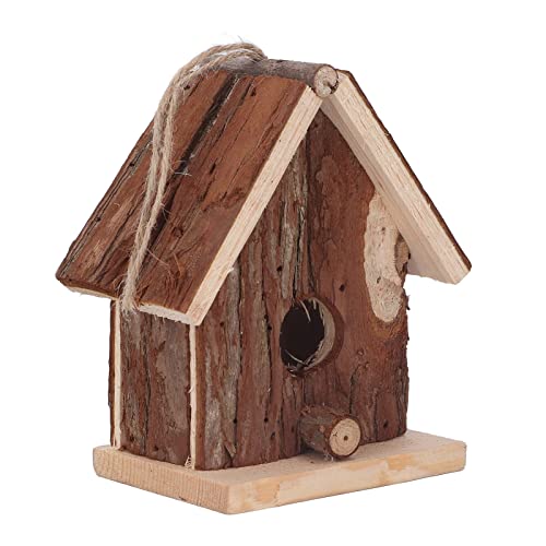 Vogelhaus aus Holz Im Vintage-Stil mit Einzigartigem Design Vogelhaus aus Tannenholz für Innen- und Auöendekoration Einfach zu Bedienen von Acouto